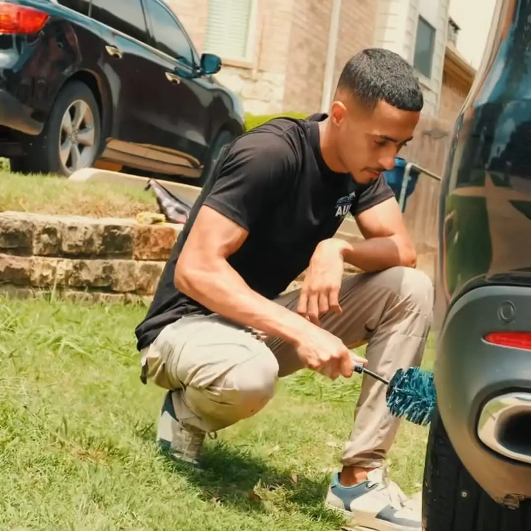 Alex Anes Boukhelia co-founder of Auto Detailing Aura Dallas TX